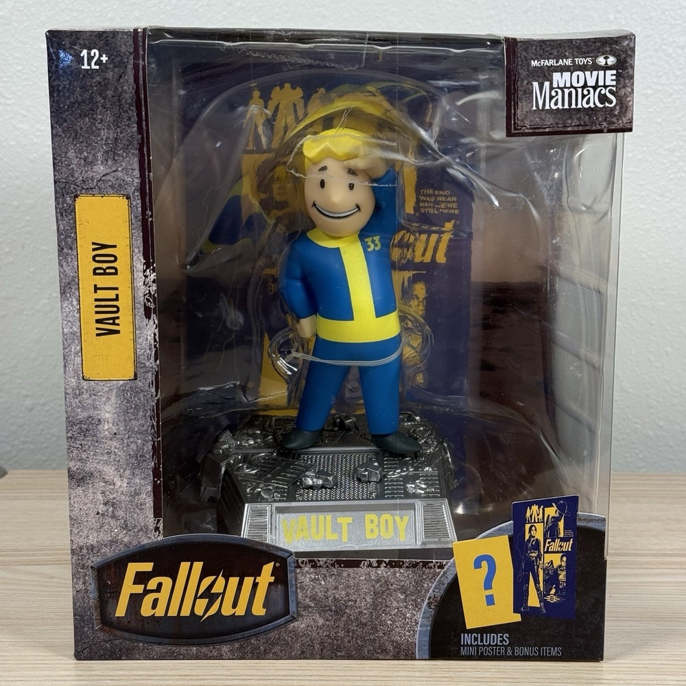 McFarlane Toys Fallout Movie Maniacs Vault Boy Version 3 Figure Limited Edition